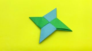 折り紙 手裏剣 しゅりけん の簡単な作り方 How To Make An Easy Origami Throwing Knife 簡単折り紙教室