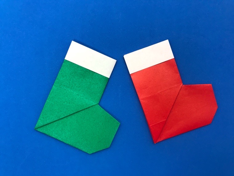 折り紙 サンタブーツ さんたぶーつ の簡単な作り方 How To Make An Easy Origami Santa Claus Boots 簡単 折り紙教室