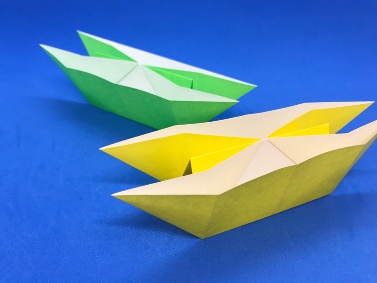 折り紙 二艘船 にそうぶね の簡単な作り方 How To Make An Easy Origami Two Ships 簡単折り紙教室