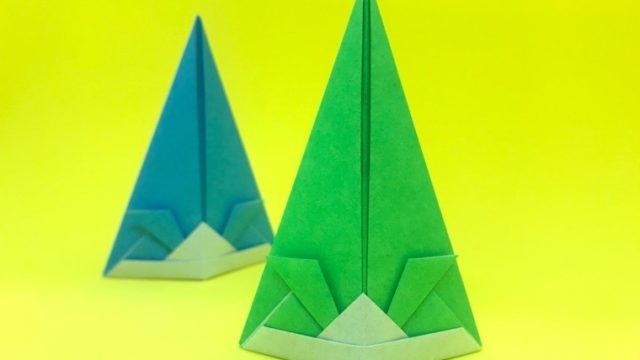 折り紙 長兜 ながかぶと の簡単な作り方 How To Make An Easy Origami Long Helmet 簡単折り紙教室