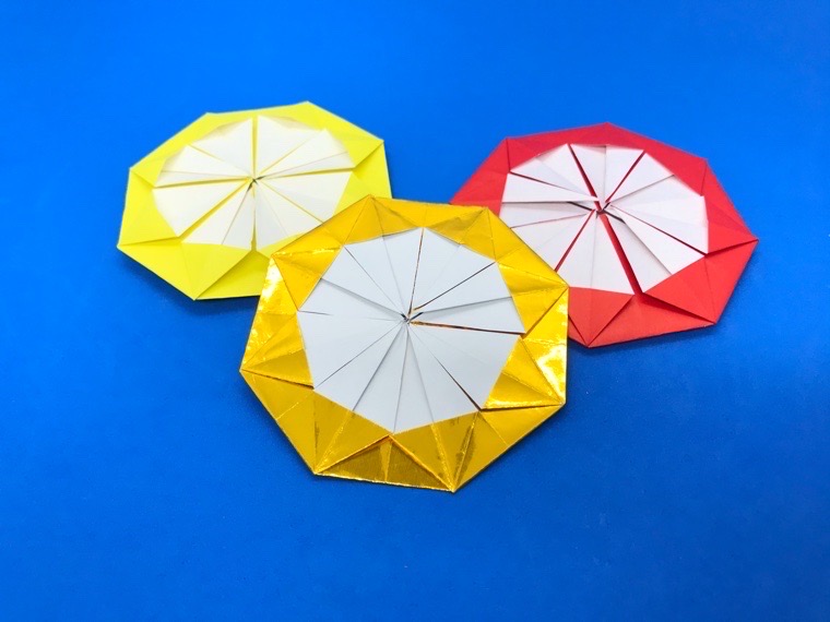 折り紙 勲章 メダル くんしょう めだる の簡単な作り方 How To Make An Easy Origami Medal 簡単折り紙教室