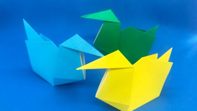 折り紙 水鳥 みずどり の簡単な作り方 How To Make An Easy Origami Waterfowl 簡単折り紙教室