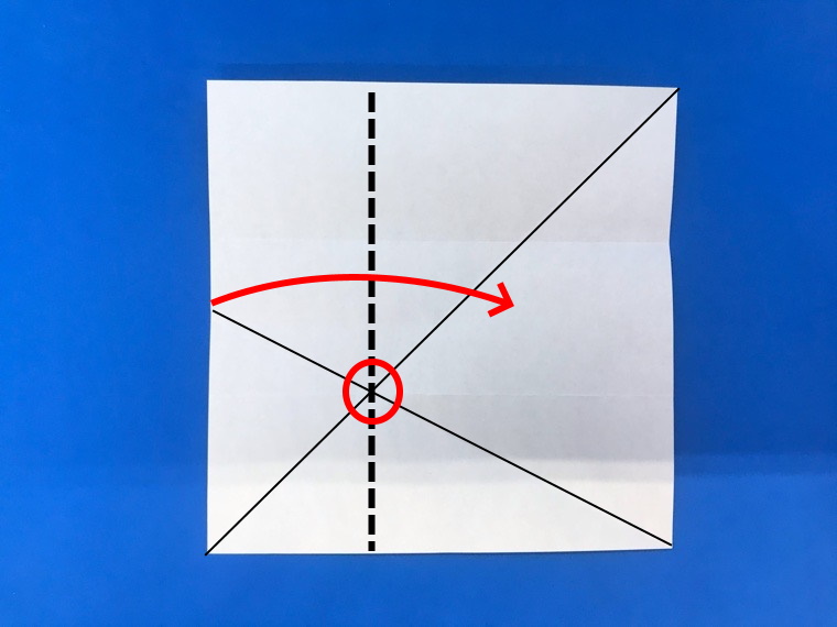 折り紙の三等分の折り方_12