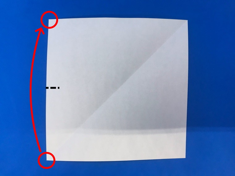 折り紙の三等分の折り方_3