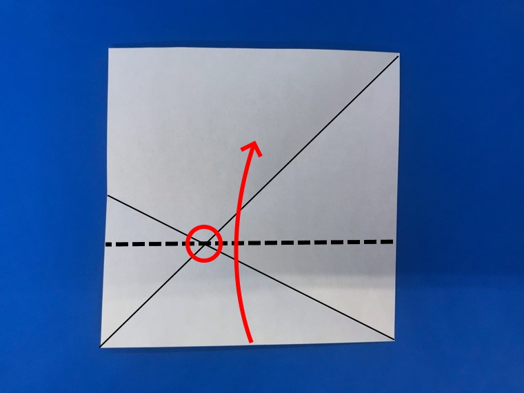 折り紙の三等分の折り方_7