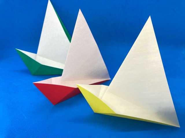 折り紙 ヨット よっと の簡単な作り方 その2 How To Make An Easy Origami Yacht 簡単折り紙教室