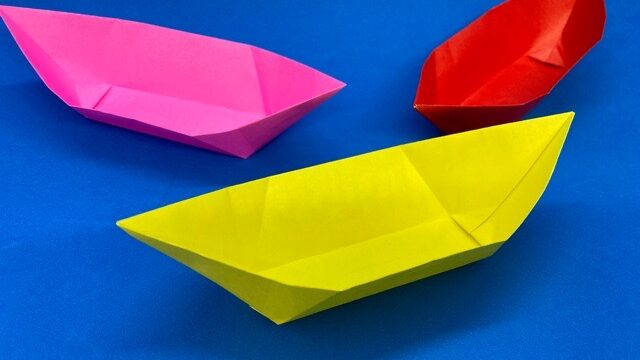 折り紙 船 ふね の簡単な作り方 その2 How To Make An Easy Origami Ship 簡単折り紙教室