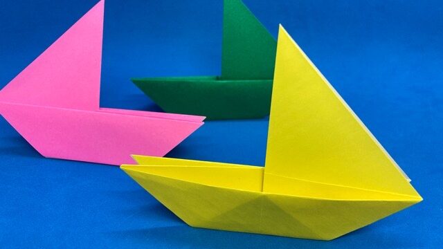 折り紙 ヨット よっと の簡単な作り方 その3 How To Make An Easy Origami Yacht 簡単折り紙教室