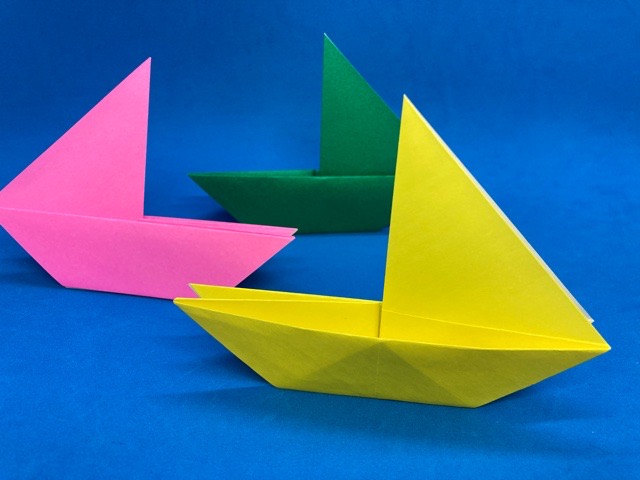 折り紙 ヨット よっと の簡単な作り方 その3 How To Make An Easy Origami Yacht 簡単折り紙教室