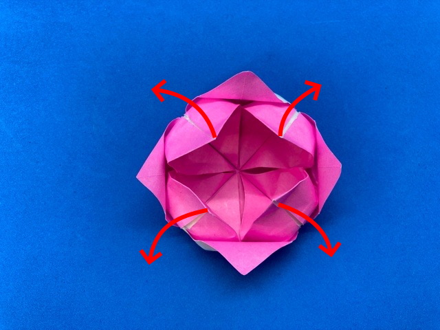 折り紙 蓮の花 はすのはな の簡単な作り方 How To Make An Easy Origami Lotus Flower 簡単折り紙教室