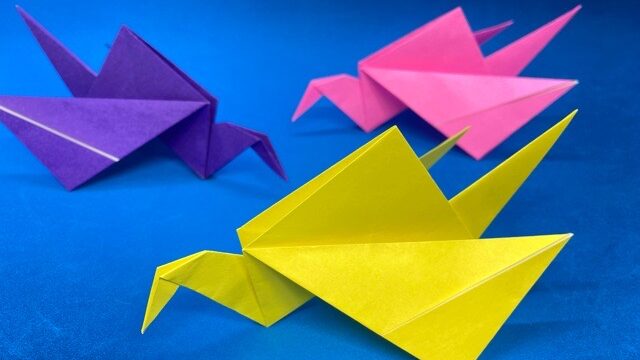 折り紙 鵲 カササギ かささぎ の簡単な作り方 How To Make An Easy Origami Magpie 簡単折り紙教室 折り紙 鵲 カササギ かささぎ の簡単な作り方 How To Make An Easy Origami Magpie 簡単折り紙教室