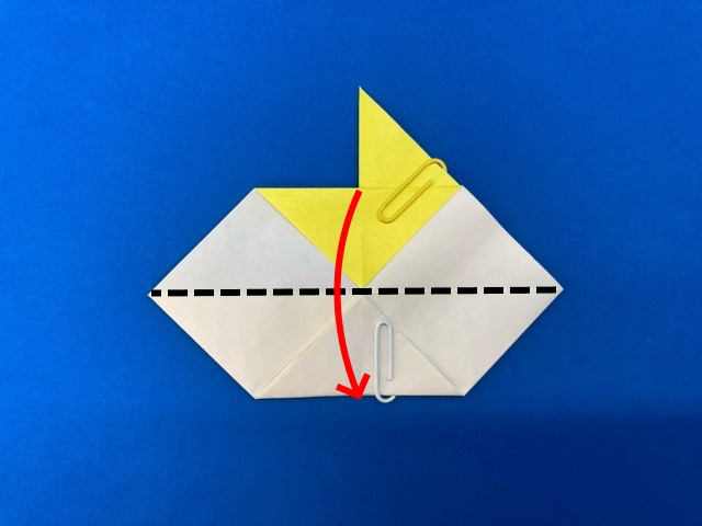 ヨット（よっと）の折り紙_その3_25