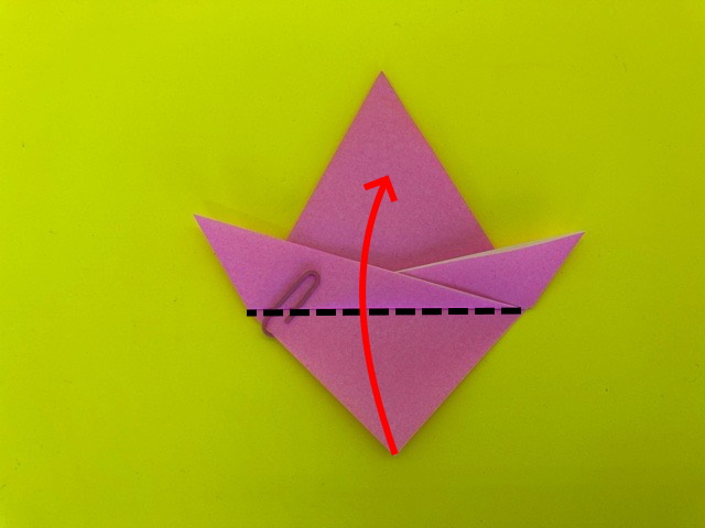 三角帽子（さんかくぼうし）の折り紙_09