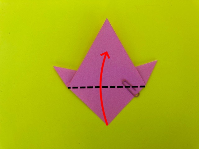 三角帽子（さんかくぼうし）の折り紙_11