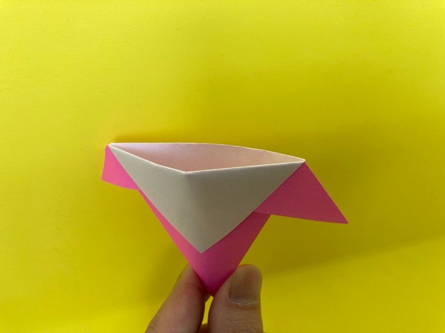 三角帽子（さんかくぼうし）の折り紙_14
