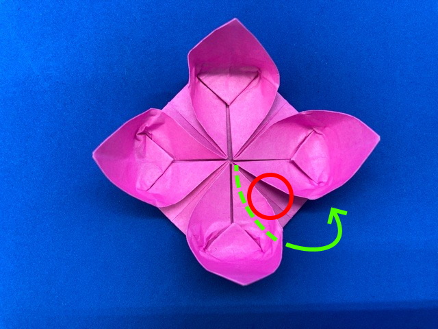 蓮の花（はすのはな）の折り紙_14