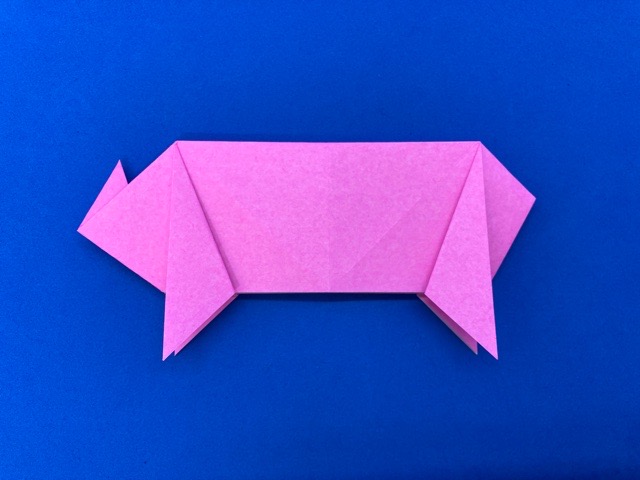 豚（ぶた）の折り紙_33