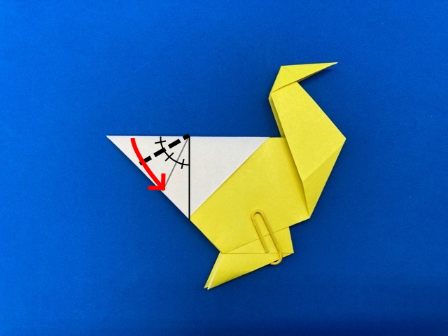 鶏（にわとり）の折り紙_その2_24