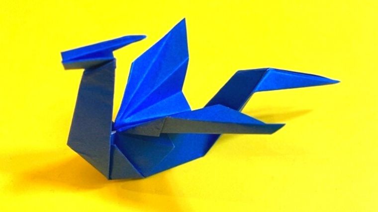 折り紙 ドラゴン どらごん の簡単な作り方 How To Make An Easy Origami Dragon 簡単折り紙教室