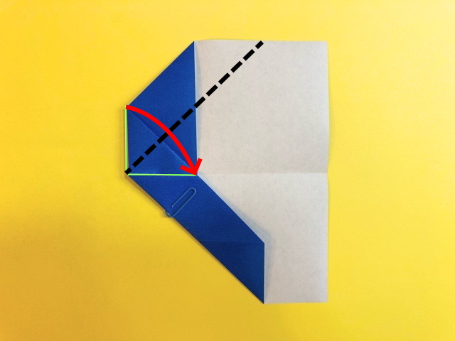 よく飛ぶ紙飛行機1（よくとぶかみひこうき）の折り紙_10