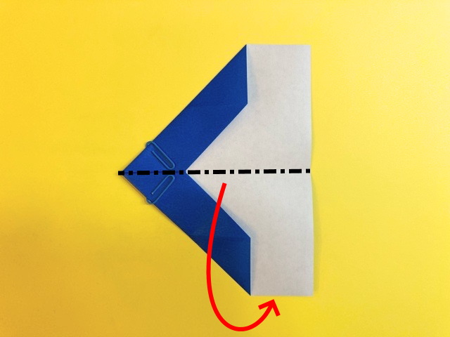 よく飛ぶ紙飛行機1（よくとぶかみひこうき）の折り紙_11