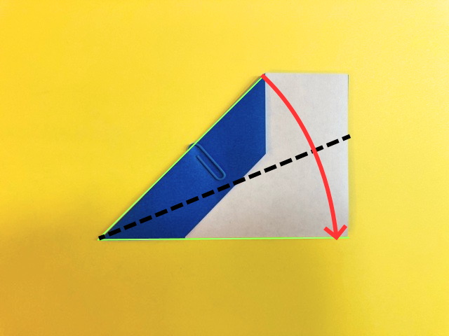 よく飛ぶ紙飛行機1（よくとぶかみひこうき）の折り紙_12