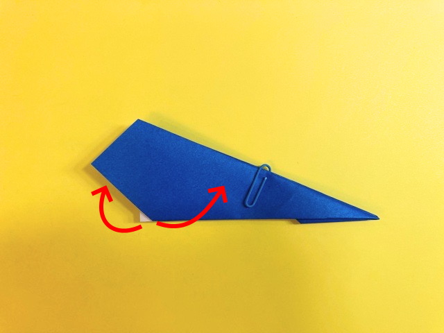 よく飛ぶ紙飛行機1（よくとぶかみひこうき）の折り紙_15