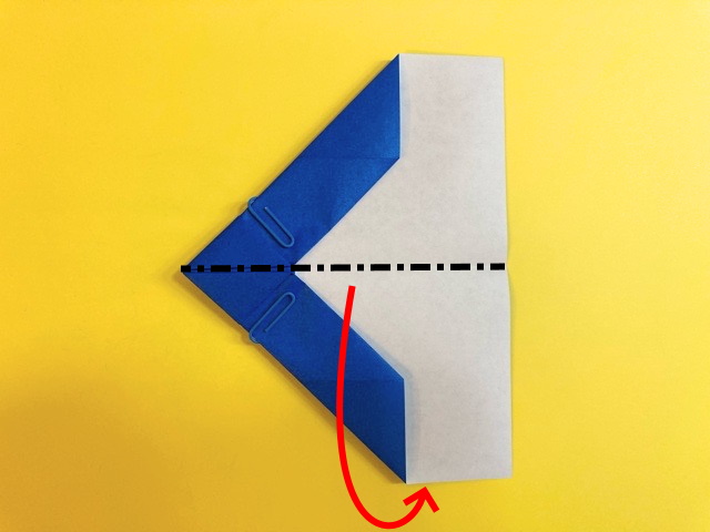 よく飛ぶ紙飛行機2（よくとぶかみひこうき）の折り紙_06