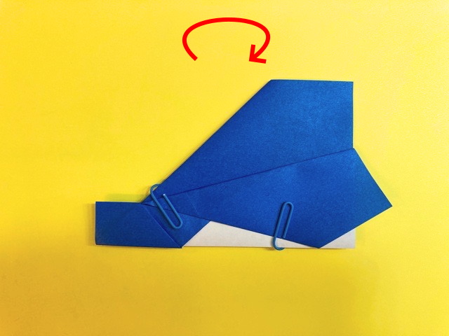 よく飛ぶ紙飛行機3（よくとぶかみひこうき）の折り紙_06