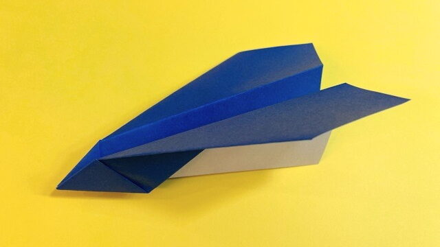 よく飛ぶ紙飛行機5（よくとぶかみひこうき）の折り紙_10