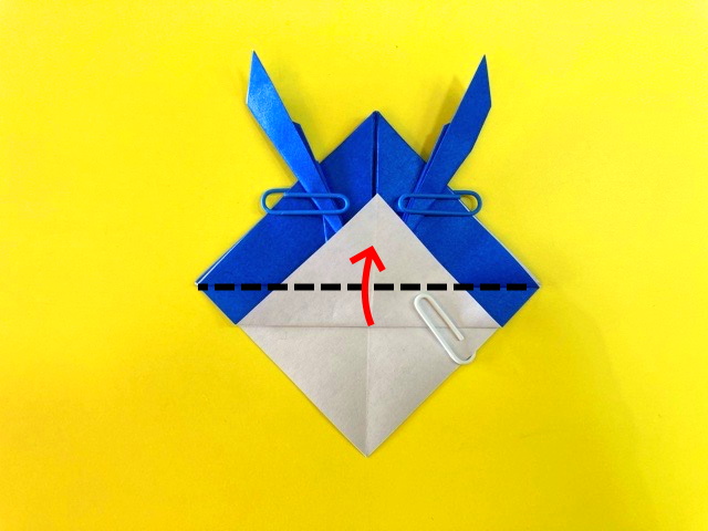 超角長兜（ちょうつのながかぶと）の折り紙_14