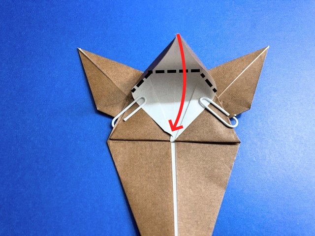 イーブイ（ポケモン）の折り紙の作り方_52