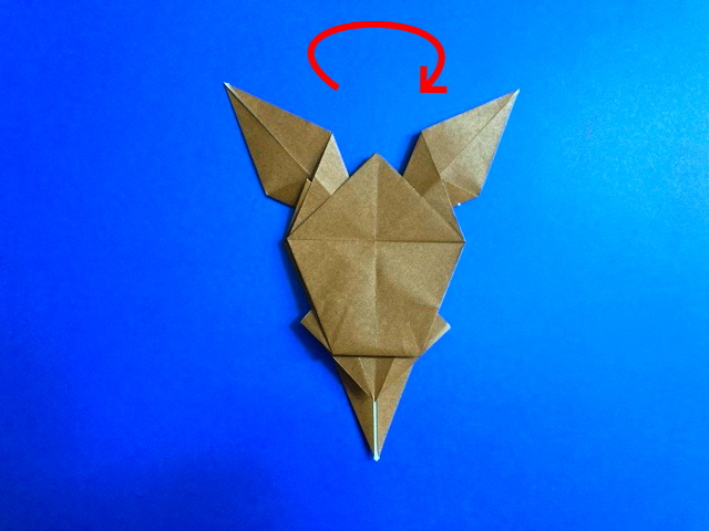 イーブイ（ポケモン）の折り紙の作り方_55