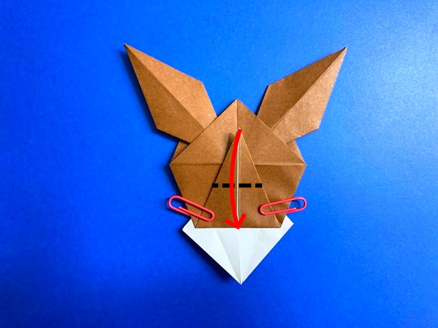 イーブイ（ポケモン）の折り紙の作り方_58