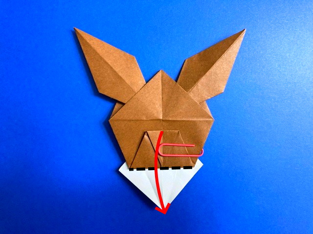 イーブイ（ポケモン）の折り紙の作り方_59