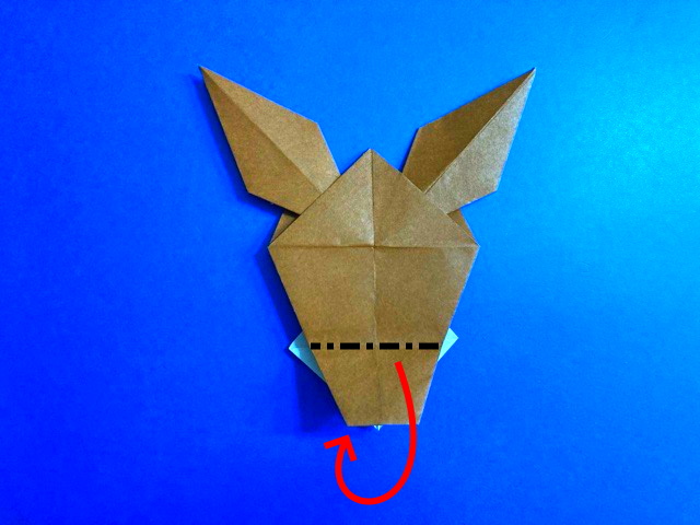 イーブイ（ポケモン）の折り紙の作り方_60