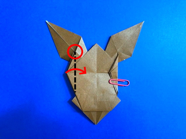 イーブイ（ポケモン）の折り紙の作り方_63