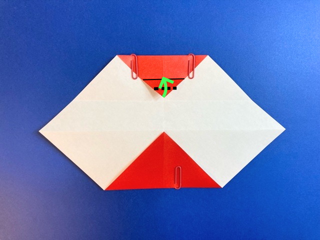 サンタクロースの折り紙の作り方2_12