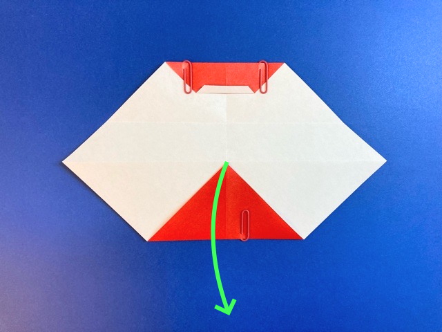 サンタクロースの折り紙の作り方2_15