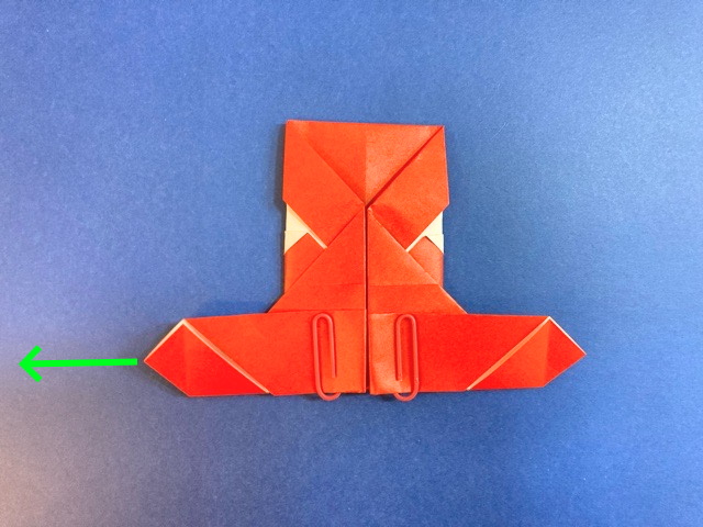 サンタクロースの折り紙の作り方2_26