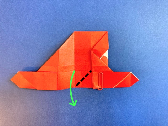 サンタクロースの折り紙の作り方2_27