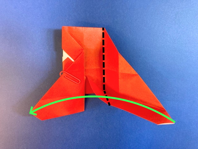 サンタクロースの折り紙の作り方2_32