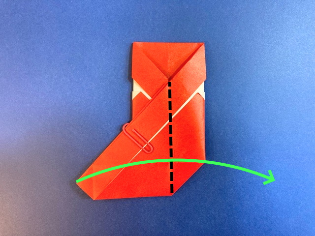 サンタクロースの折り紙の作り方2_33