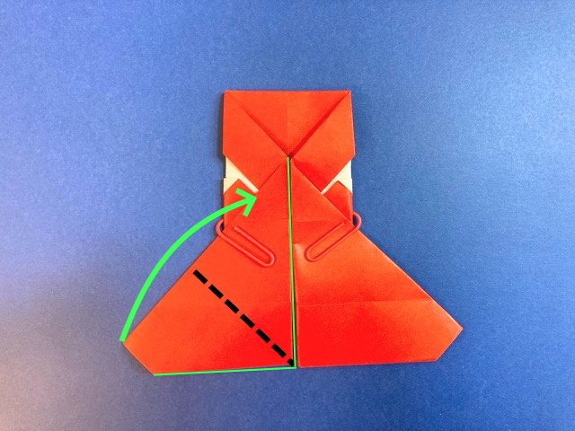 サンタクロースの折り紙の作り方2_34