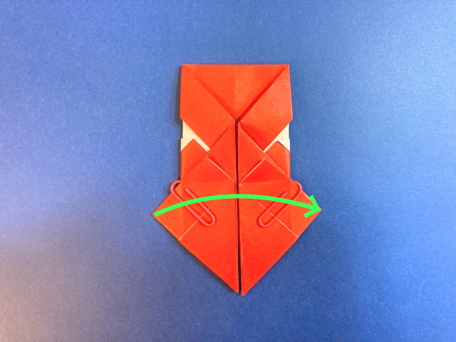 サンタクロースの折り紙の作り方2_36
