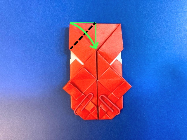 サンタクロースの折り紙の作り方2_44