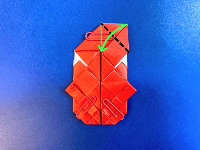 サンタクロースの折り紙の作り方2_45