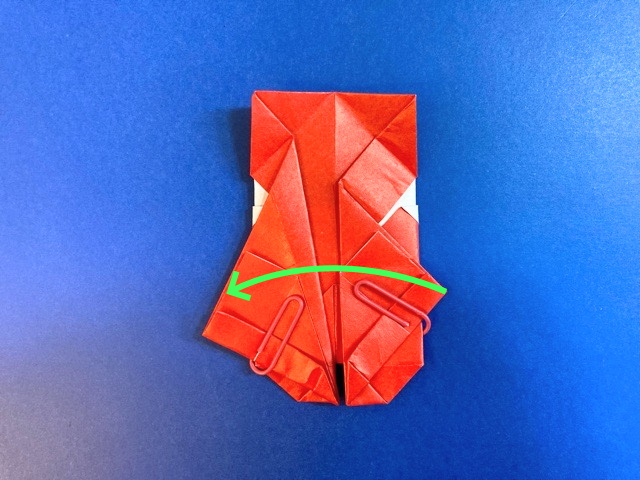サンタクロースの折り紙の作り方2_49