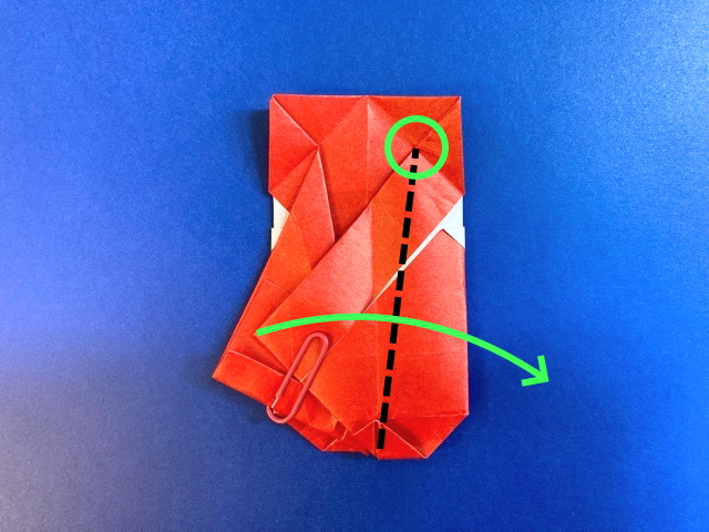 サンタクロースの折り紙の作り方2_50
