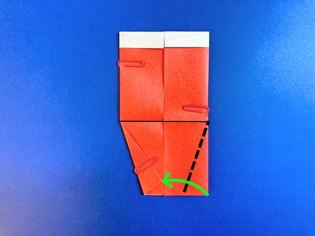 サンタブーツの折り紙の作り方_12